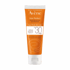 Proteção solar - Pele sensível  Mat Perfect Aqua-Fluido sem cor FPS 30